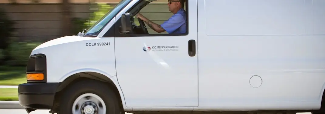 KIC Refrigeration service vehicle serving Media area